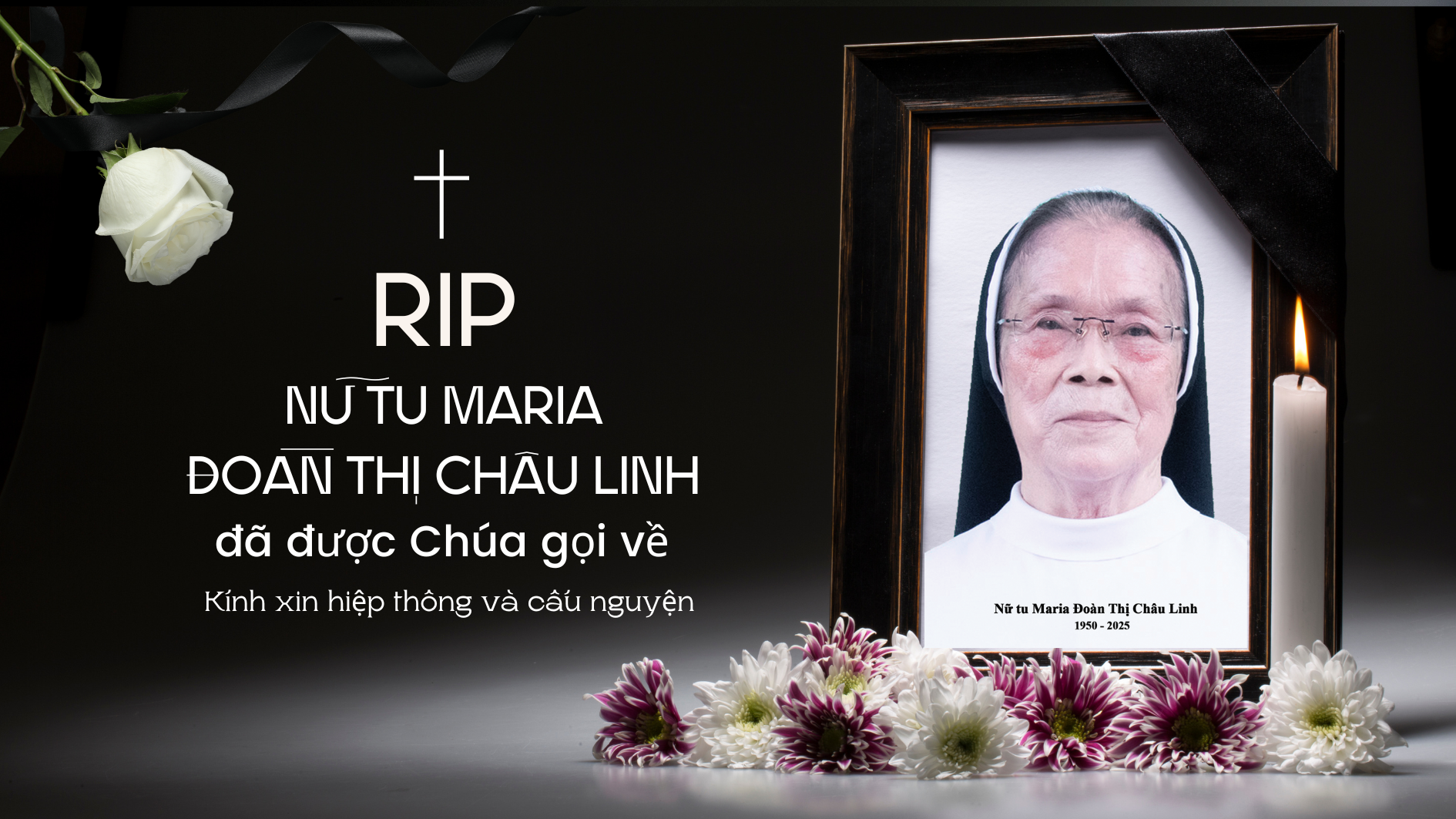 Cáo phó: Nữ tu Maria Đoàn Thị Châu Linh - Dòng Đa Minh Rosa Lima